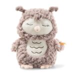 Steiff Kuscheltier Ollie Eule, Süßes Stofftier, Jungen, Mädchen & Babys ab 0 Monaten, Friends, Plüschtie, Beige