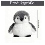 JcvPot Pinguin Kuscheltier, Weiches Stofftier Für Kinder Und Babys, Kuscheltier Pinguin Plüschtier m, Plüschtier - Image 7