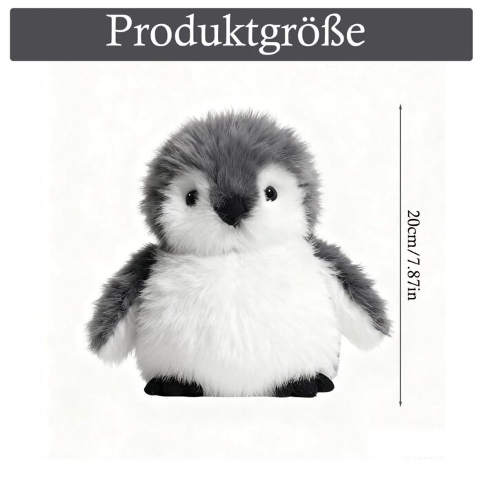 JcvPot Pinguin Kuscheltier, Weiches Stofftier Für Kinder Und Babys, Kuscheltier Pinguin Plüschtier m, Plüschtier - Image 7