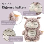 Steiff Kuscheltier Ollie Eule, Süßes Stofftier, Jungen, Mädchen & Babys ab 0 Monaten, Friends, Plüschtie, Beige - Image 5