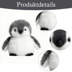 JcvPot Pinguin Kuscheltier, Weiches Stofftier Für Kinder Und Babys, Kuscheltier Pinguin Plüschtier m, Plüschtier - Image 6