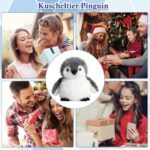 JcvPot Pinguin Kuscheltier, Weiches Stofftier Für Kinder Und Babys, Kuscheltier Pinguin Plüschtier m, Plüschtier - Image 2