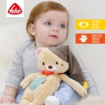 Fehn Kuscheltier Bär Bruno – Weicher Teddybär für Neugeborene als Einschlafhilfe - Stofftier zum Greifen, Fü - Image 6